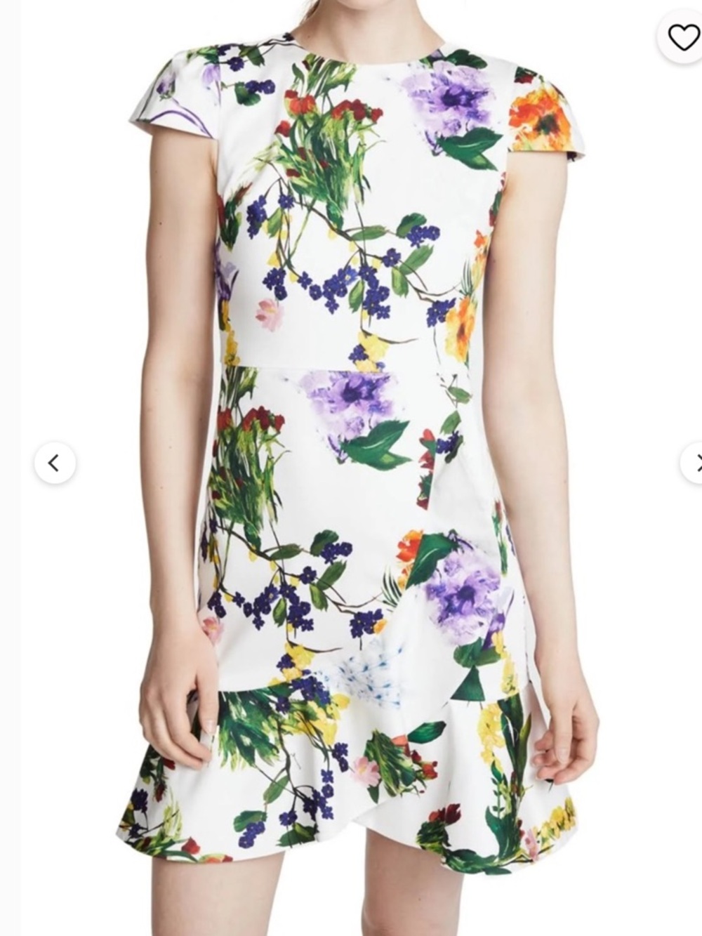 Alice + Olivia Kirby Wildflower Mini Dress - Picture 2 of 7
